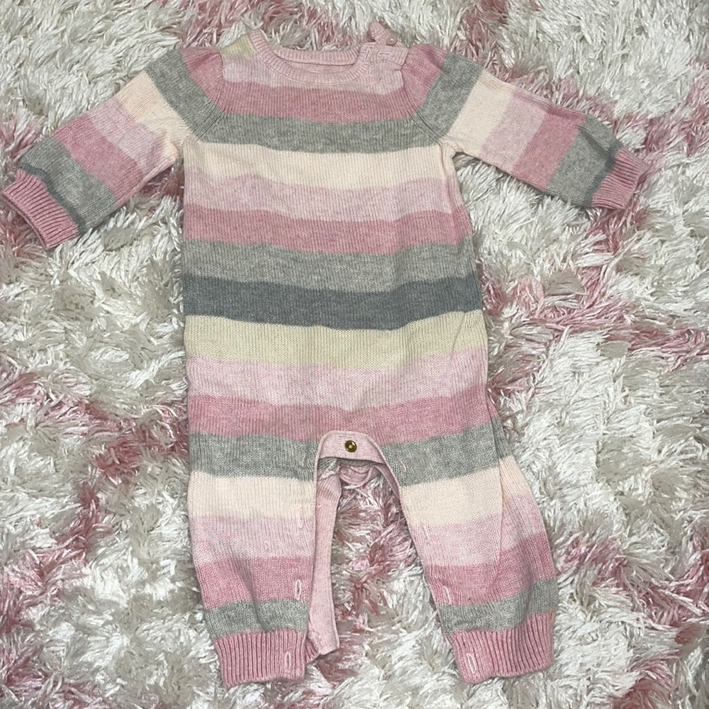Baby Gap 3-6 months sweater onesie. Worn a few times only.